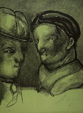 José Luis CUEVAS, Lithographie originale, Joan Prats, 1982