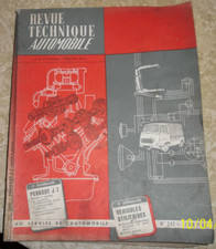 REVUE TECHNIQUE AUTO RTA N° 242 1966 PEUGEOT J7 essence / Véhicule Utilitaire