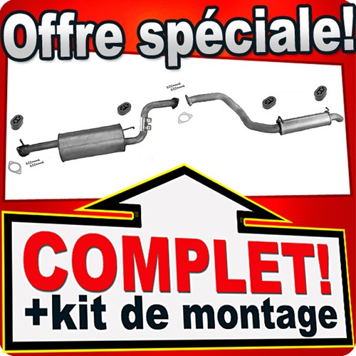 échappement pour mitsubishi - pour,