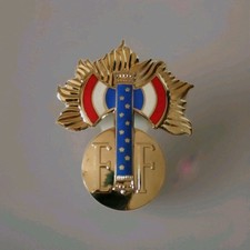 Insigne de casque de la garde du Maréchal EF - Vichy Reproduction 