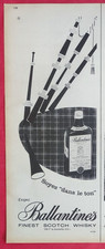 Publicité de presse Belge: Boisson Alcoolisée Scotch Whisky BALLANTINES 1965