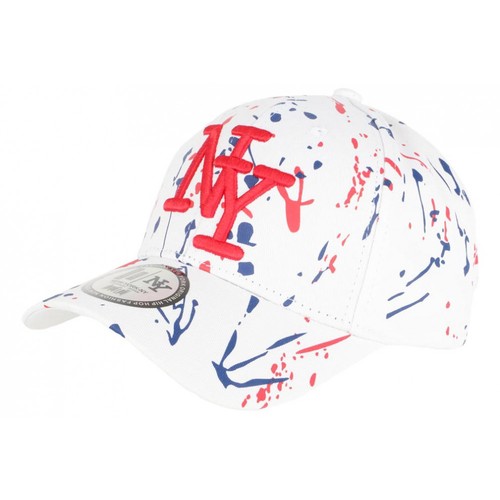 Casquette rouge bleue et - ny,
