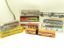 Herpa Rietze 1/87 HO - Lot de 9 Car Bus Autobus dont Kassbohrer Setra - Mercedes