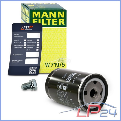 Mann filtre huile bouchon - filtre, À