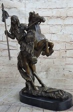 Sculpture En Bronze De Cheval