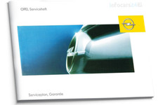 Opel Nouvelle allemand Carnet d'entretien 100 pages