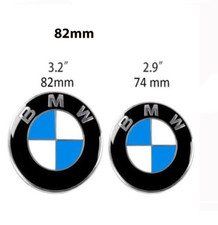 2x BMW Insigne logo Capot