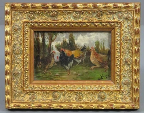 Tableau ancien huile - ancien,