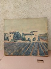 ANCIEN TABLEAU HUILE SUR TOILE