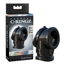 Sextoy Fetish Cockring Pipe avec Ball Stretcher - PIPEDREAM