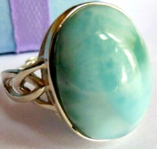 Bague en Larimar Véritable-