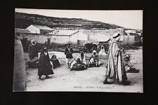 Carte postale ancienne Maroc : Oujda, Village Indigène