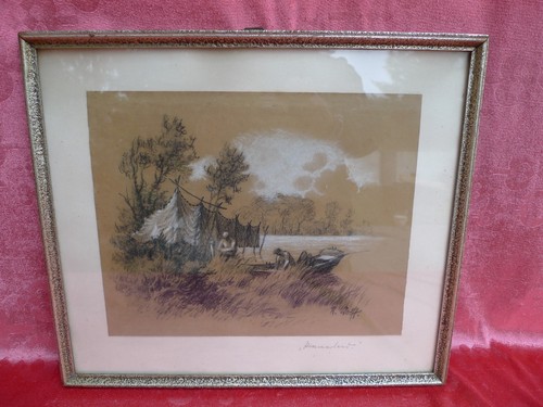 Beau ancien tableau - ancien,