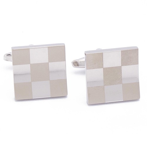 Boutons manchette carré - boutons,