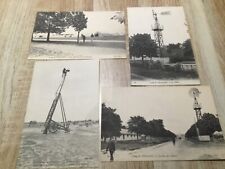 LOT DE 4 CARTES POSTALES  CAMP