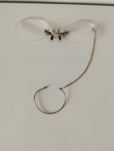 Lunettes anciennes pince - anciennes, nez