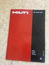 Hilti Manuel Pour Hilt SD 4500-A22 Manuel Identique SD 5000 A-22