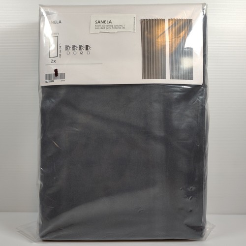 Ikea sanela curtains dark - ikea,