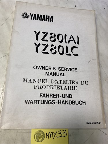 Yamaha yz80 yz80lc 3mm 1990 - yz80lc,