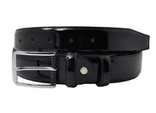  ceinture en cuir véritable en vernis brillant homme et femme élégante avec c...