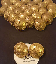 A0262 - Anciens boutons Ecole Polytechnique 22mm. fab. TW&W 1870-1914 