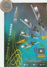 Autocollant. Arianespace  ARIANE 5 ECA VA 233