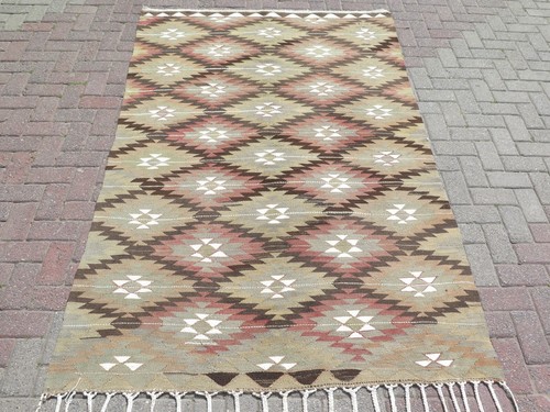 Tapis beige doux vintage - , turc