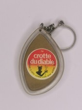 Porte clé vintage La Crotte du Diable ancien porte clef R027