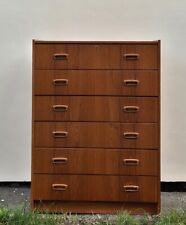 Commode vintage teck, meuble ancien design scandinave 