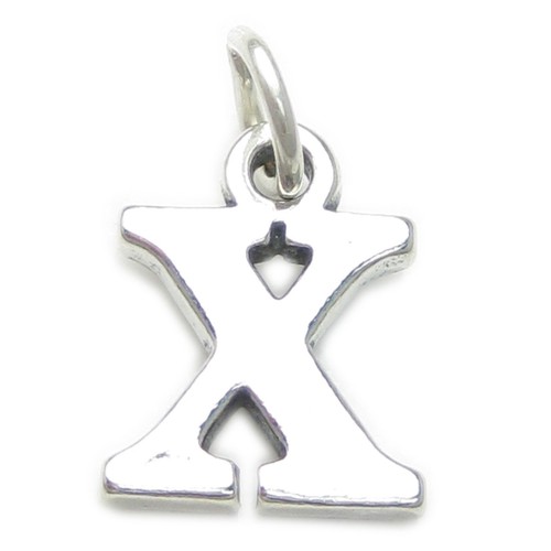 Lettre initiale argent - lettre, en