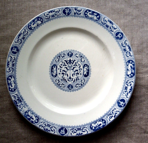Ancienne assiette faïence - ancienne,