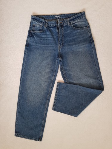 Pantalon jean droit denim bleu