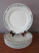 6 Assiettes Plates Terre de