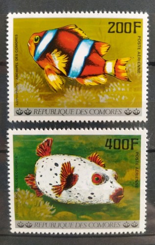 Timbres comores poste - 2,