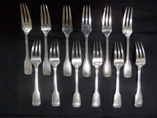 FRIONNET FRANCOIS 12 FOURCHETTES A DESSERT - BEL ETAT