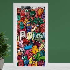 Affiche De Porte "Doodles"