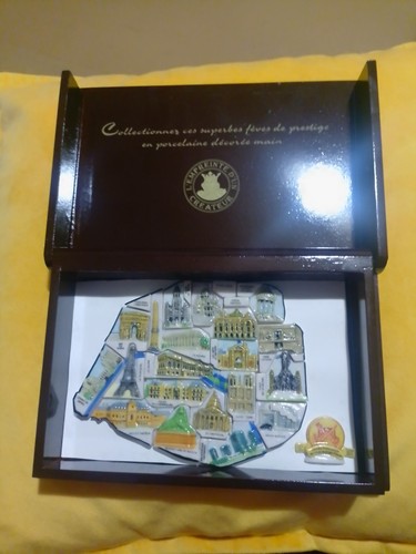 Coffret bois fèves paris - de,