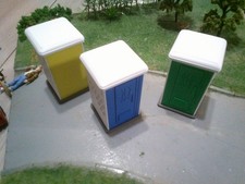 Compatible SCALEXTRIC Cabines WC 1/32 – Accessoires pour circuit