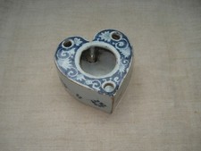 ENCRIER Coeur en Faïence