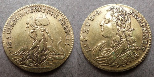 Jeton nuremberg louis xv - -,