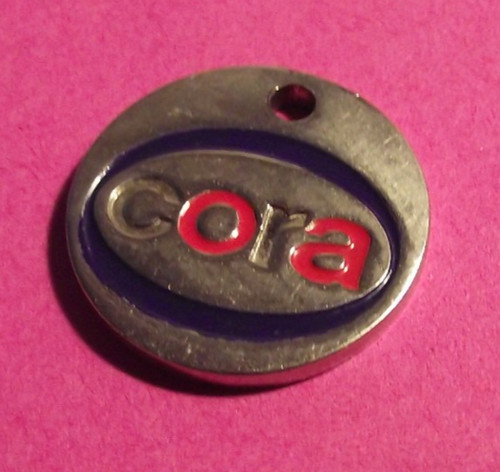 Jeton caddie metal cora - de, ♦"cora