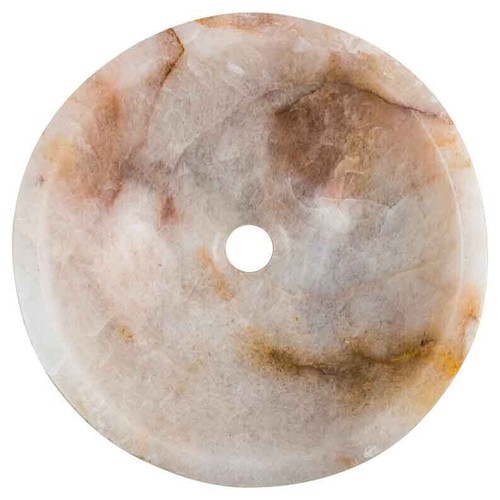 évier rond quartz rose - rond,