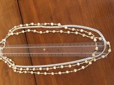 Collier sautoir 70 cm perle et