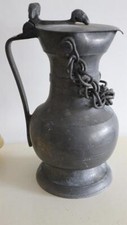 Grande cruche channe etain - grande, en