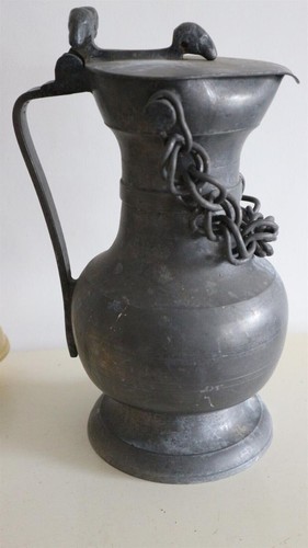 Grande cruche channe etain - grande,