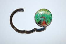 Accroche /crochet pour sac à main décor 3 chats ; Handtaschenhaken Haken