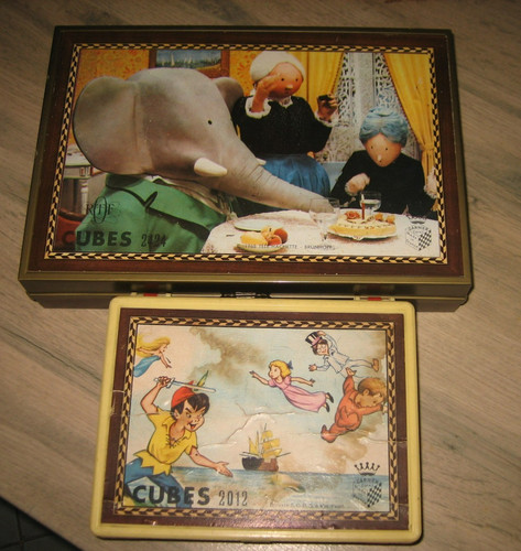 Ancien jeu cubes - de,