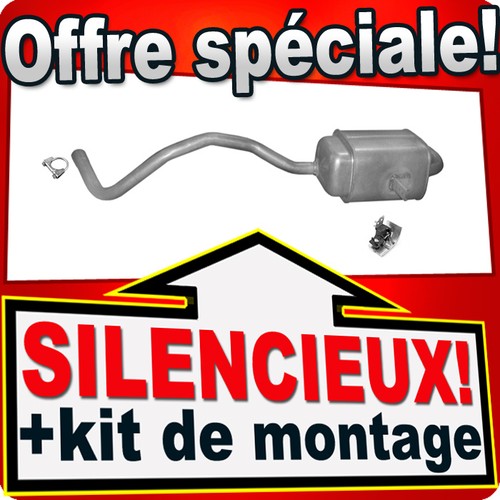 Silencieux arriere pour - silencieux,
