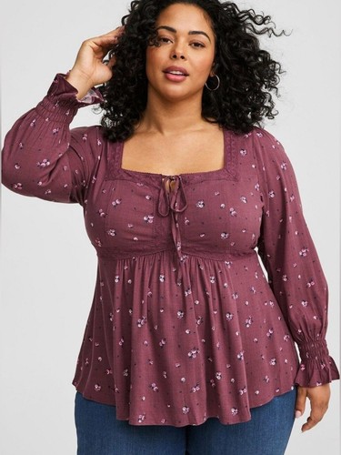 Torrid babydoll rayon slub - torrid,