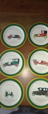 Lot 6 assiettes publicitaires en tôle RENAULT